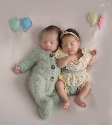 Babyfotografie Zwillinge